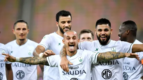Alexandru Mitriță, gol senzațional în Arabia Saudită, după o cursă de la mijlocul terenului! Reacția de milioane a comentatorului partidei | VIDEO