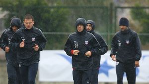 "Tiki-taka Barcelona", cazată într-un cantonament de "7 stele"!** Ce promite Gigi dacă Steaua ia titlul