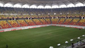 Așa arată ASTĂ‚ZI gazonul de pe National Arena!** Steliștii au inspectat terenul