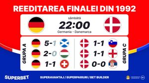 Germania – Danemarca: gazdele, favorite să câştige reeditarea finalei din 1992. ADVERTORIAL