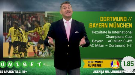 (P) Fotbal european de top in plina vara - cote propuse de Ilie Dumitrescu