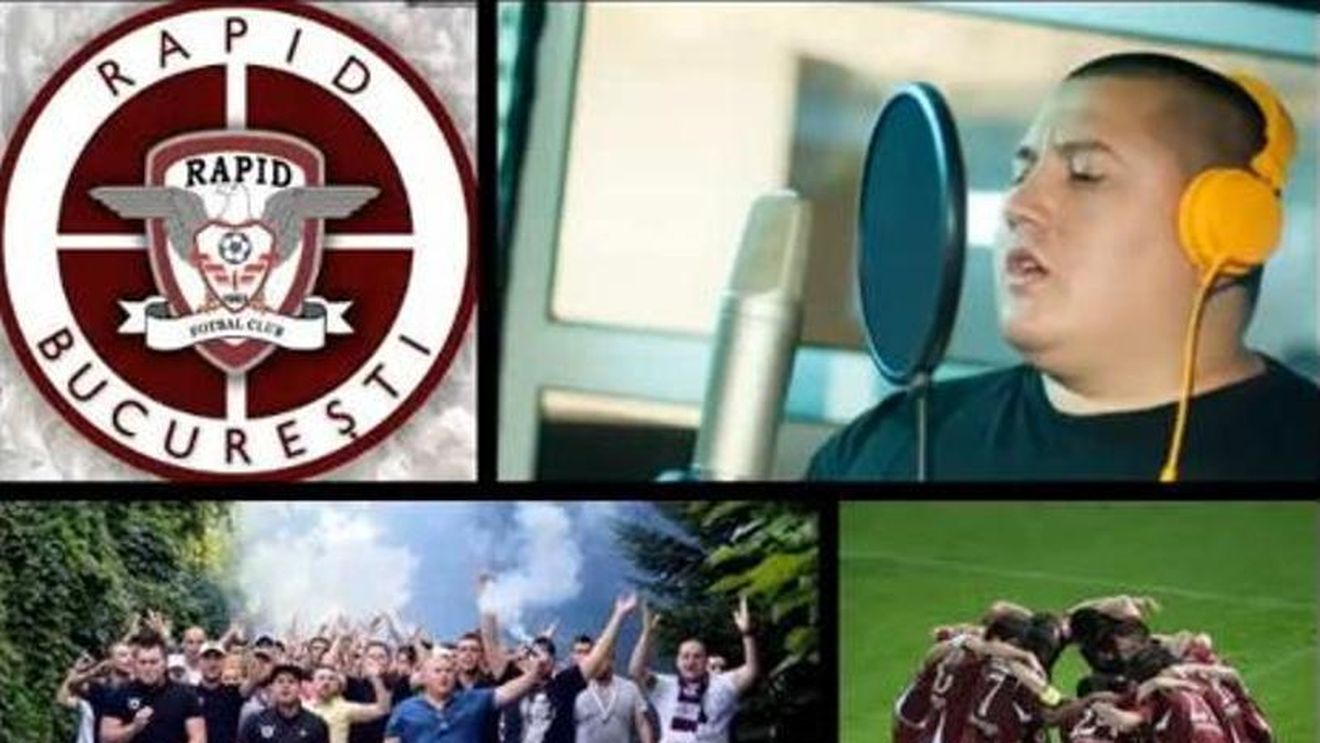 AUDIO & VIDEO Noul "imn" al galeriei rapidiste! Fanul care a venit pe jos de la Târgoviște a creat o melodie-manifest!