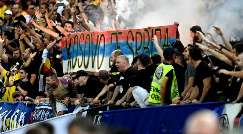 Kosovo cere intervenția de urgență a UEFA împotriva României! Acuzații la adresa ultrașilor radicali: „Ne provoacă fără rușine”