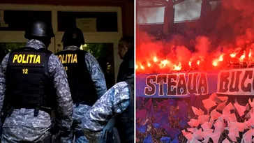 BREAKING NEWS | Dosar de tâlhărie calificată în războiul ultrașilor: suporterii din facțiunea GLAS a celor de la CSA Steaua, aduși cu mandate pentru că au atacat un fan din Tornado 47, facțiune a galeriei FCSB, și pe copilul acestuia