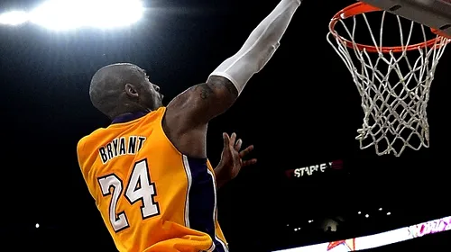 Victorie pentru Lakers și…dezastru! Kobe Bryant a suferit cea mai gravă accidentare din carieră