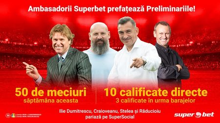 SuperLegendele prefațează Preliminariile Mondialului! Află cum văd Mister, Grande, „Arnold” și Răducioiu calificările din Europa!