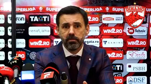 Zeljko Kopic a dezvăluit ce planuri are la Dinamo. „Nu sunt magician, dar voi da totul pentru salvarea de la retrogradare