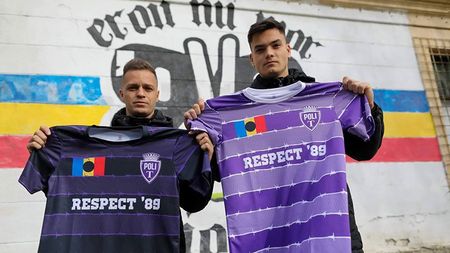 Poli Timişoara comemorează într-un mod mai mult decât special cei 30 de ani de la Revoluţie. Cum vor arăta de acum înainte tricourile echipei alb-violet