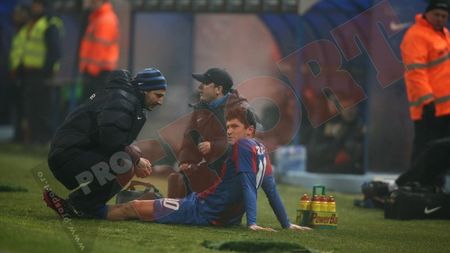 Cristi Tănase a ieșit accidentat după o jumătate de oră de joc!