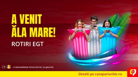 ADVERTORIAL | România, trezEGTe-te! 1.000.000 de rotiri te așteaptă la Cazinou!