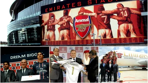 Sponsorul giganților din fotbal valorează 5,48 miliarde de dolari. Real Madrid, PSG, Arsenal și AC Milan primesc bani de la cel mai puternic brand din Orientul Mijlociu