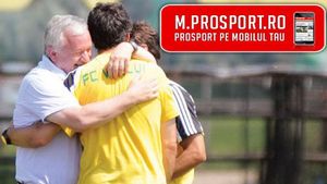 A revenit Porumboiu la sentimente mai bune?** " Caro e antrenorul echipei, asta e cel mai important!"