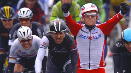 Un norvegian prin ploaie. Surprinzătorul Kristoff a câștigat Milano - San Remo