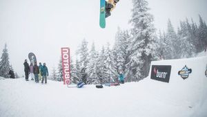 Zăpada a ars în "frigiderul României".** Cei mai buni snowboard-eri s-au întrecut la Harghita-Mădăraș
