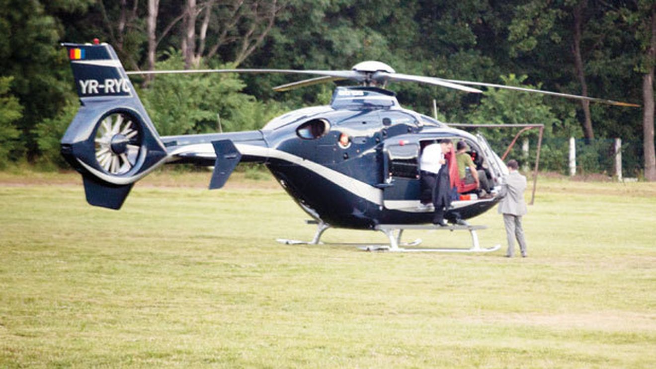 Plimbarea cu elicopterul, singura probă