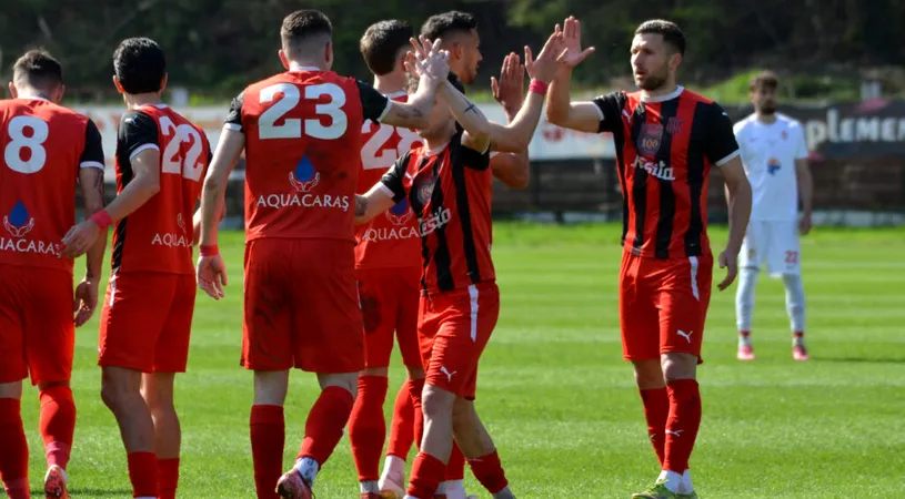 ACSM Reșița continuă seria pozitivă în play-out și după partida de la Afumați: rămâne pe locul 1 în Grupa B. Valentin Ciucur: ”Am avut și noroc, ei au lovit bara în minutul 90+1”