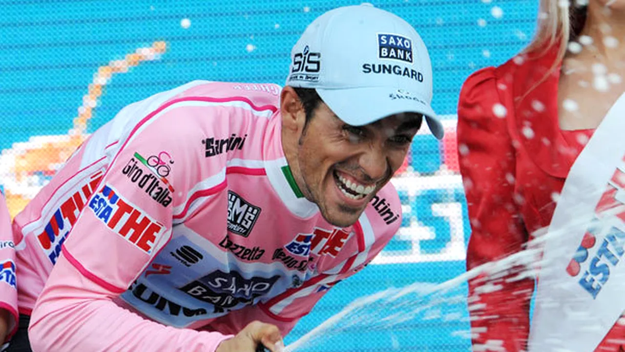 Alberto Contador a câștigat pentru a doua oară în carieră Turul Italiei