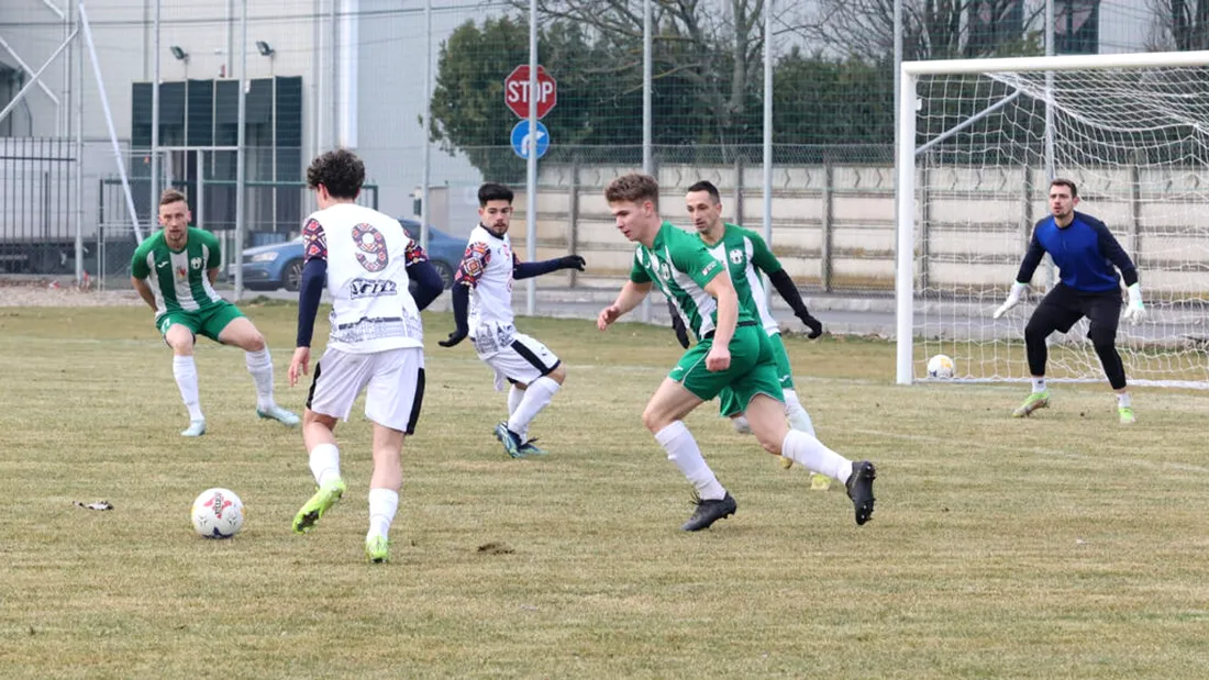 Poftă de gol pentru FC Bihor! A învins-o cu un scor detașat și pe ACS Diosig. Orădenii au încă un jucător în probe, un albanez care a și marcat