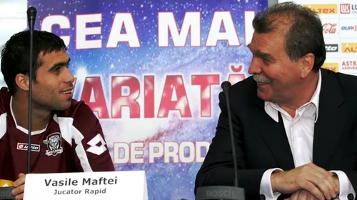 Maftei: „Cei de la Rapid n-au făcut nimic concret pentru a mă lua! Poate n-au avut bani”