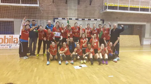 CSM București a mai cucerit un titlu cu fetele. Bazaliu & Co au câștigat campionatul la junioare I