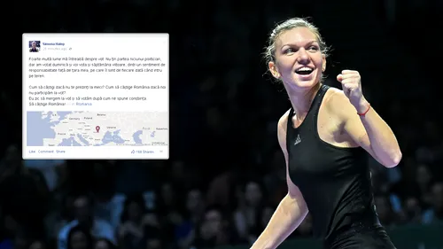 Simona Halep a vorbit despre turul decisiv al alegerilor pentru prezidențiale. Ce i-a îndemnat tenismena pe români să facă pe 16 noiembrie