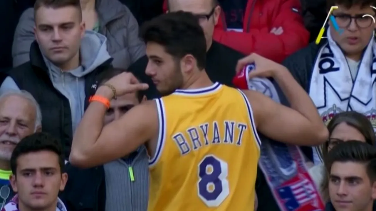 Kobe Bryant n-a fost uitat înaintea derby-ului Real Madrid - Atletico Madrid! Imaginile emoționante de pe Santiago Bernabeu și gestul superb făcut de fani | FOTO & VIDEO