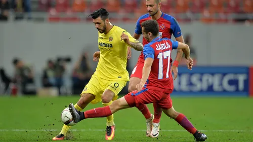 LIVE BLOG | Villarreal – Steaua 2-1. Adio, Europa! Vicecampioana pierde pe El Madrigal după un gest stupid al lui Tamaș și un gol fabulos al lui Trigueros și termină Grupa L pe ultimul loc