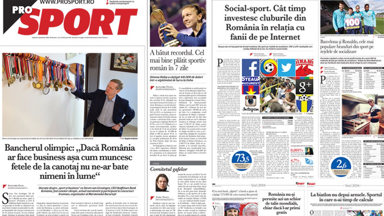 Marți, în săptămânalul ProSport: Rețetă financiară de succes pentru Simona Halep 