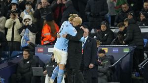 Pep Guardiola, la picioarele lui Erling Haaland după ce a înscris de cinci ori cu Leipzig. „A fost incredibil!” Ce nemulțumire a avut norvegianul după meci