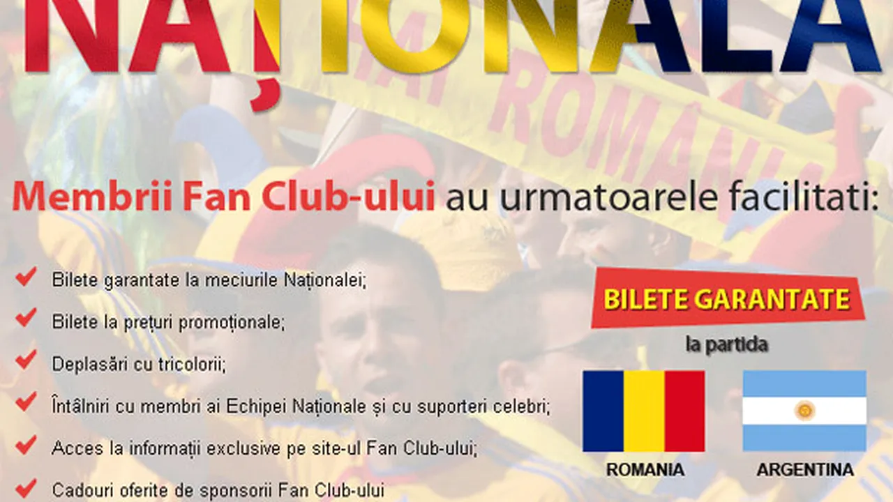 S-a constituit fan-clubul naționalei!** 