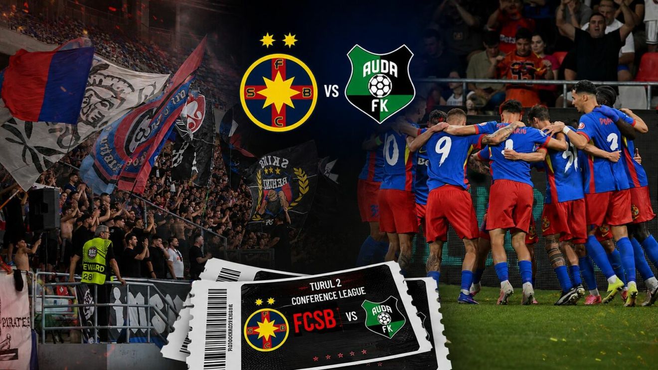 Câte bilete s-au vândut pentru meciul FCSB - FK Auda din Conference League! Organizatorii, aproape de o decizie radicală. EXCLUSIV