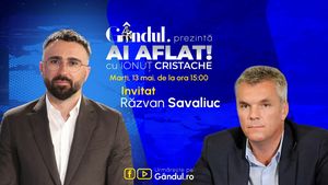 „Ai Aflat! cu Ionuț Cristache” începe marți, 13 mai, de la ora 15.00, live pe Gândul. Invitat: Răzvan Savaliuc