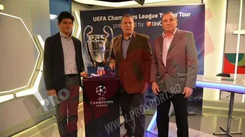 Trofeul Ligii Campionilor a ajuns la București