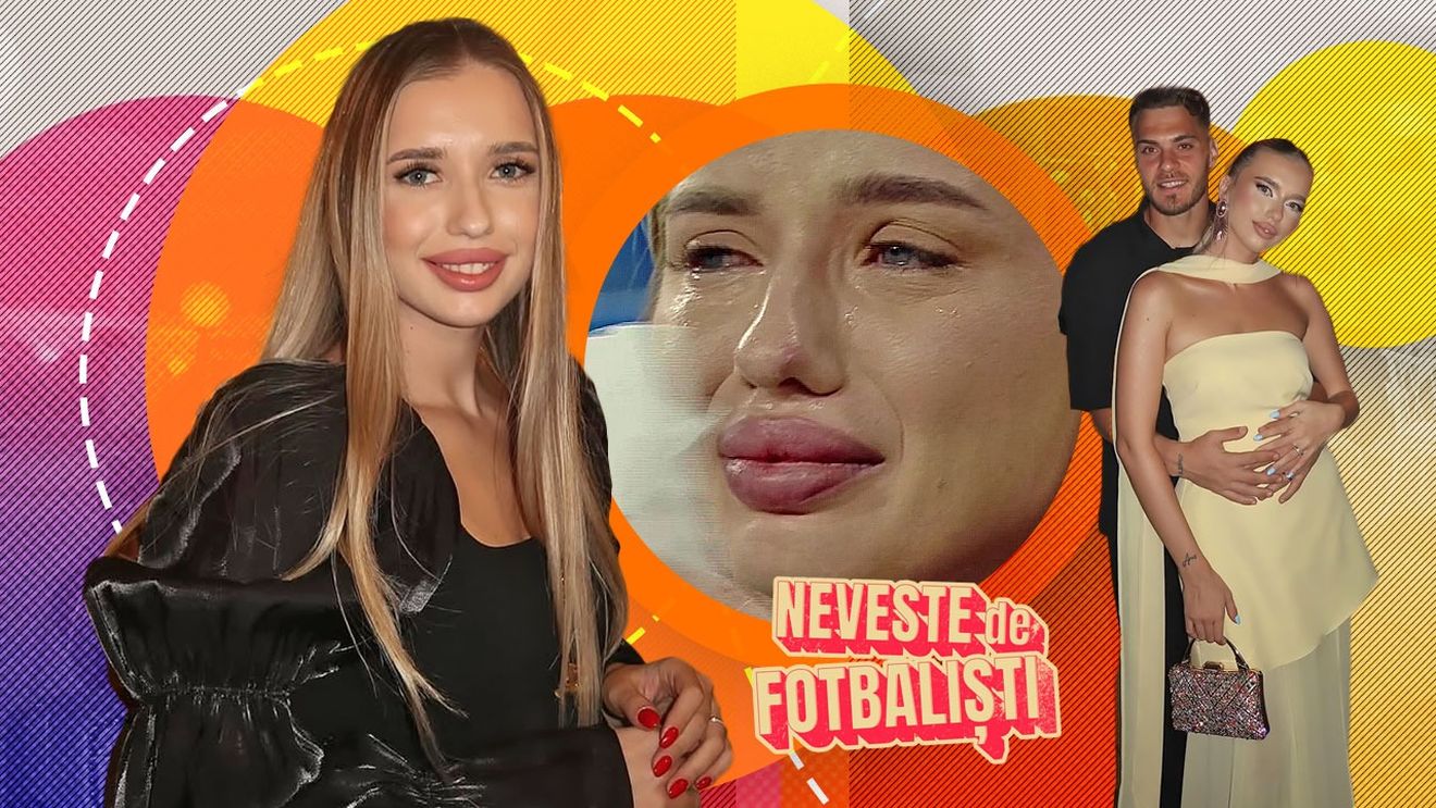 Primul lucru pe care l-a făcut soția fotbalistului, după ce a izbucnit în plâns pe stadion, în fața camerelor TV