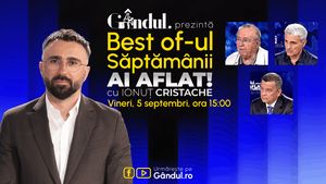Gândul prezintă Best Of Ai aflat! Cu Ionuț Cristache - vineri, 5 septembrie, de la ora 15.00
