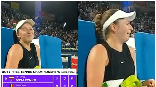 Moment uluitor surprins la meciul Simona Halep – Jelena Ostapenko! Cum a ironizat-o letona pe româncă, în pauza dintre game-uri, înainte de a o umili în setul decisiv | VIDEO