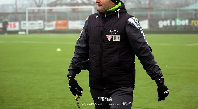 Reacția lui Laszlo Balint după ce UTA a spulberat FK Csikszereda: 