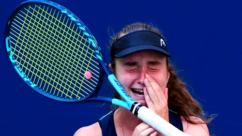 Scene neverosimile la US Open! Daria Snigur a plâns în hohote pe teren după ce victoria șocantă cu Simona Halep: „Slavă Ucrainei!