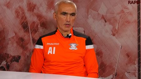 Adrian Iencsi, prima conferință de presă ca antrenor în Giulești: „Aș fi dorit ca Rapidul să fie în Liga 1, iar eu să nu fiu aici!” + „Nu garantez că promovăm!”