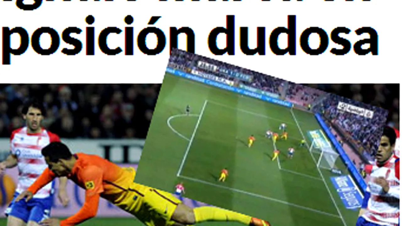FOTO A fost ofsaid la golul marcat de Ighalo?** Catalanii acuză arbitrajul de la meciul cu Granada