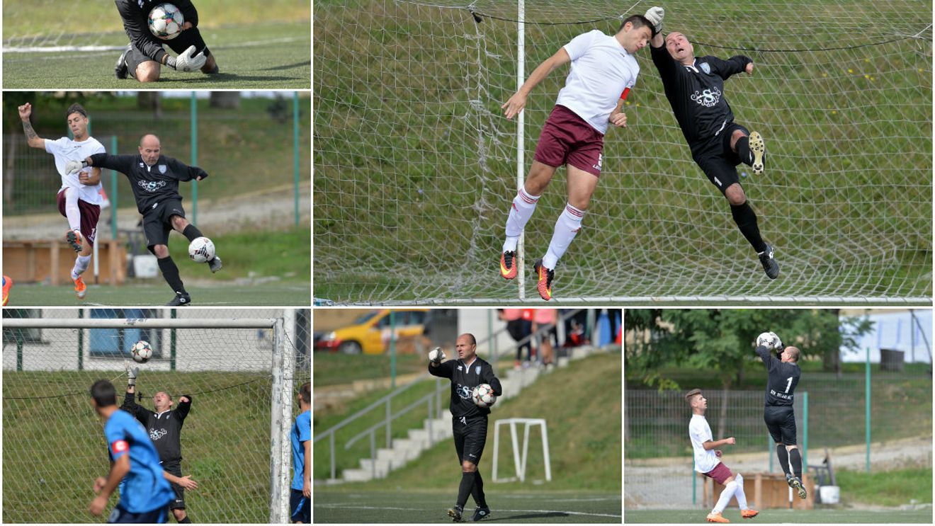 Portarul stelist cu o singură mână face instrucție cu "rapizii". Cu Tudorel în mare formă, Frăția a eliminat CFR București din Cupă, după ce remizase cu AFC Rapid în Liga 5. Portarul pleacă în Columbia | FOTO