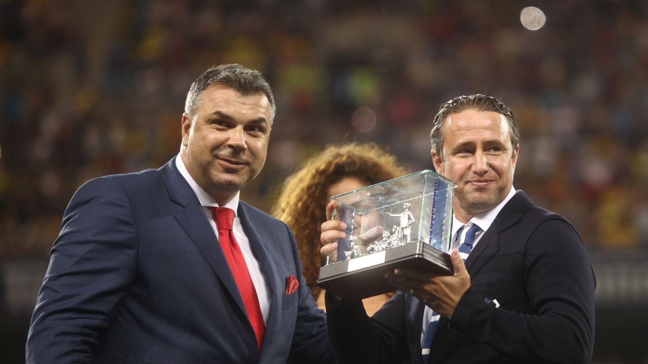 Antrenorul care a scris istorie la FCSB, în tribune la meciul la care Vintilă și-a pus în pericol postul: "Jocul a fost slab calitativ"