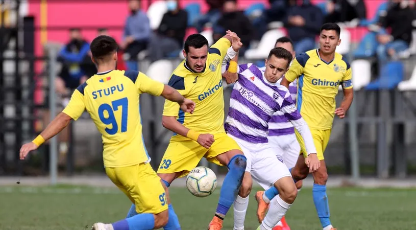 Calificare cu emoții și chin obținută de ASU Poli în 16-imile Cupei României, după un meci cu prelungiri jucat la Ghiroda. Antrenorul învinsei se simte frustrat