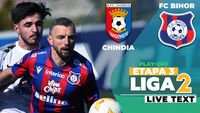 Chindia – FC Bihor începe la ora 13:30. Ultimele două clasate din play-off sunt la egalitate și n-au obținut niciun punct în primele două runde din turneul de promovare