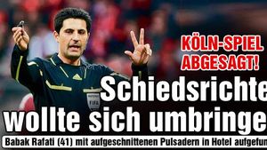 Germania, în stare de șoc:** un arbitru și-a tăiat venele înainte de meci! "Era mult sânge!"
