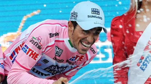 Alberto Contador a câștigat pentru a doua oară în carieră Turul Italiei