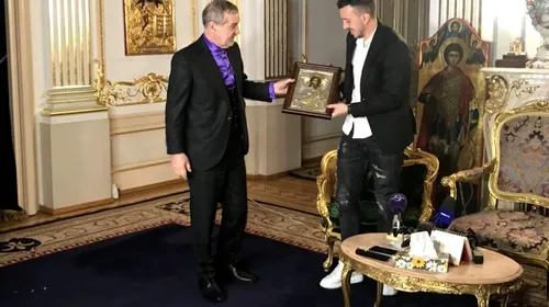 OFICIAL | Ioan Hora, la FCSB! Becali i-a dat cadou o icoană de argint: „Dumnezeu a vrut să vină el”