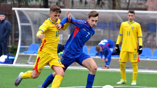 Naționala U16 de fotbal va susține două meciuri amicale în compania Cehiei U16