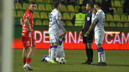 Totul pentru FCSB! Dennis Politic a debutat pentru Hermannstadt, dar e cu gândul doar la echipa lui Gigi Becali
