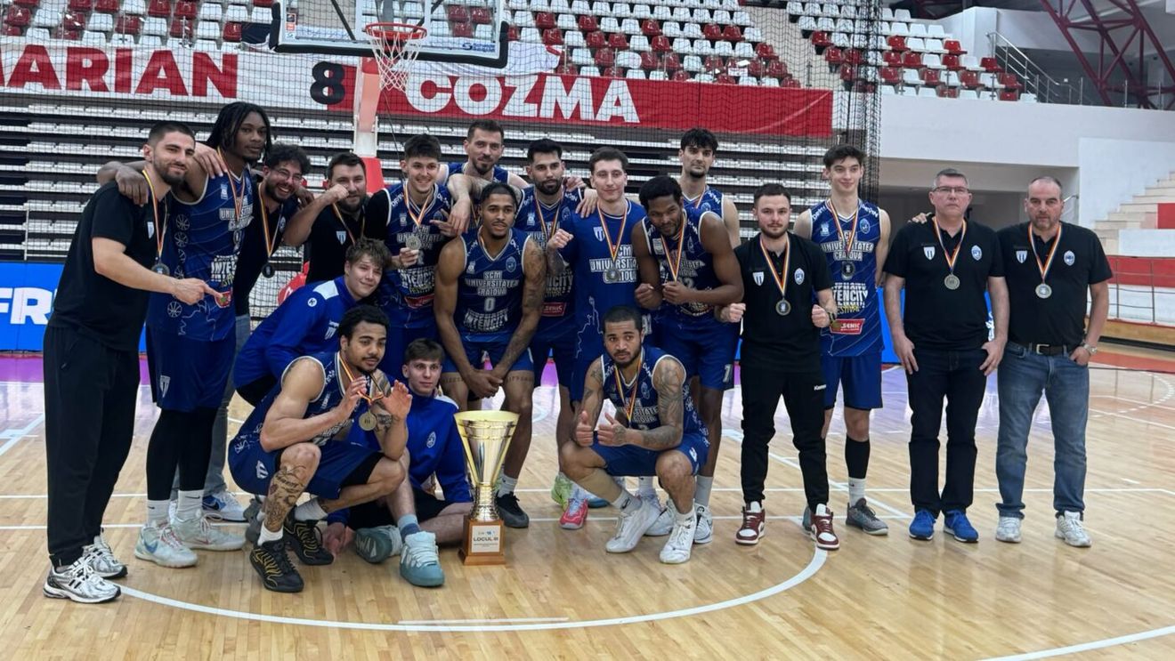 SCM Universitatea Craiova câştigă bronzul naţional la baschet masculin. Revenire uluitoare a oltenilor în meciul decisiv cu Dinamo